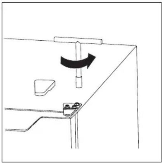 FRIGIDAIRE FFUE0726AW - Door removal/reversal - 2