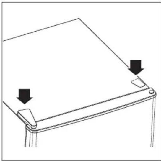 FRIGIDAIRE FFUE0726AW - Door removal/reversal - 6