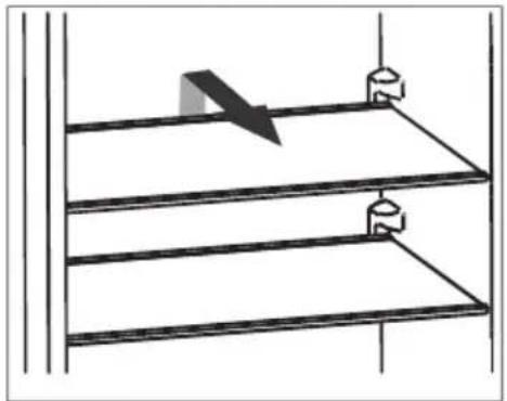 Frilec BREMEN295-NF-H-040CDI - Comment remettre la clayette à sa place - 1