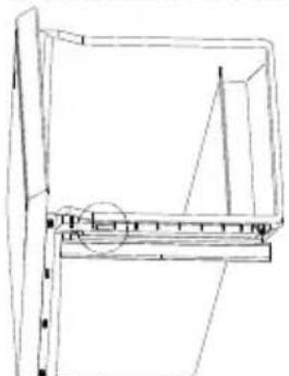 Frilec BREMEN295-NF-H-040CDI - Comment remettre le balconnet à sa place - 2