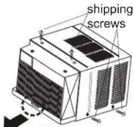 Keystone KSTAW10DE - Remove Air Conditioner from Cabinet - 6