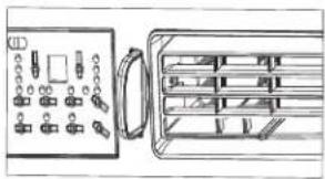 Keystone KSTAW10DE - Fresh Air Vent Control (on 18K and 25K models): - 3