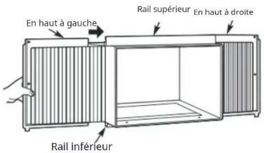 Keystone KSTAW10DE - INSTALLER LES PANNEAUX ACCORDÉON - 4