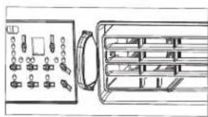Keystone KSTAW05DE - Fresh Air Vent Control (on 18K and 25K models): - 2