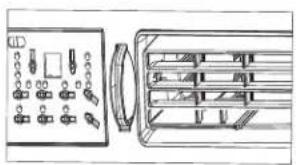 Keystone KSTAW05DE - Fresh Air Vent Control (on 18K and 25K models): - 1