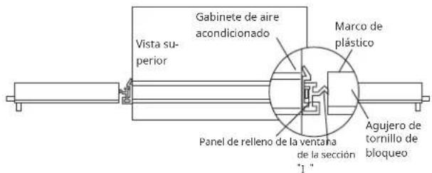 Keystone KSTAW05DE - Ensamble los paneles de relleno de la ventana. - 2
