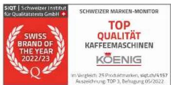 KOENIG Finessa Black Cube B03916 - Nettoyage mensuel: page 18 et 19 - 2