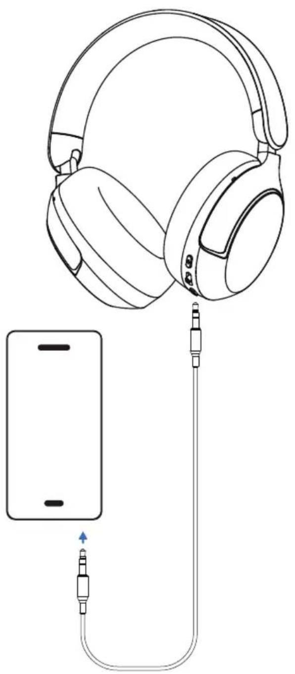 PHILIPS TAH6000 - Συνδέστε τα ακουστικά στη συσκευή σας μέσω του καλωδίου ήχου 3,5 mm - 1