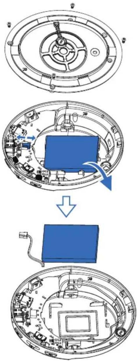 PHILIPS TAH6000 - Αντικατάσταση της μπαταρίας - 3