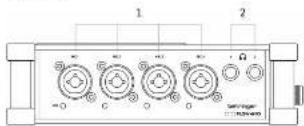 BEHRINGER FLOW 4VIO - Front Panel - 1