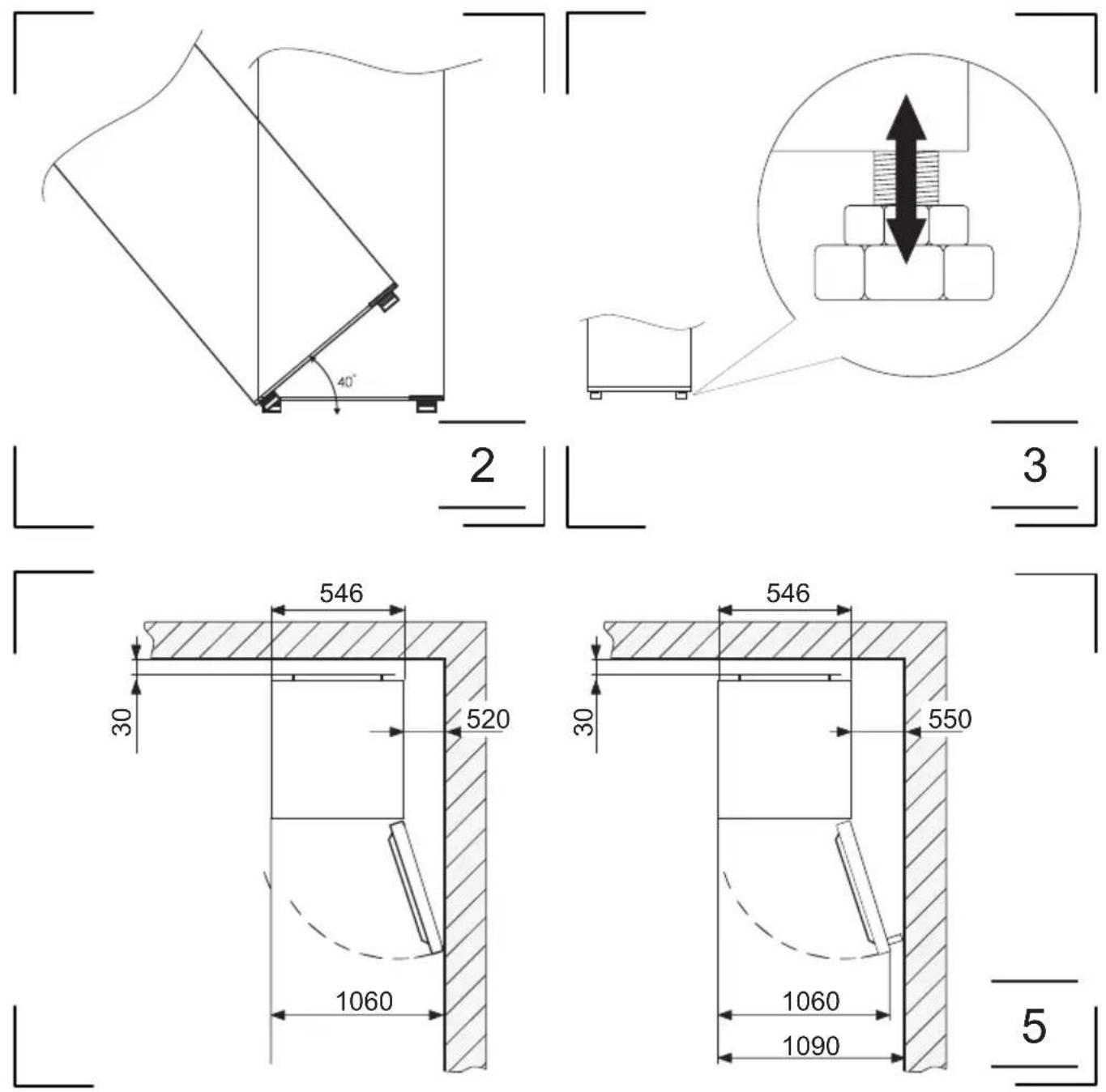AMICA VKS 351 155 W - WAARSCHUWING: Brandgevaar / brandbare materialen - 8