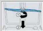 SIEMENS SN65ZX17CE - Nettoyer les bras d'aspersion - 1