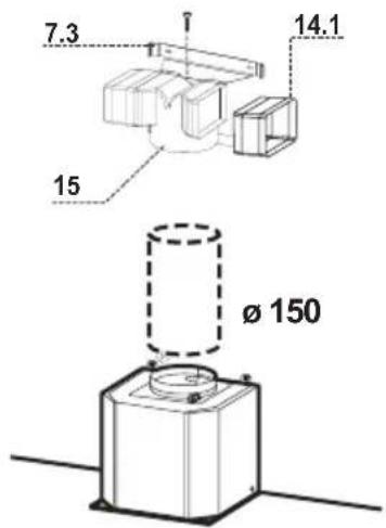 FALCON FHDSF1100SSC - SAIDA DE AR VERSão COM RECIRCULAÇÃO - 1