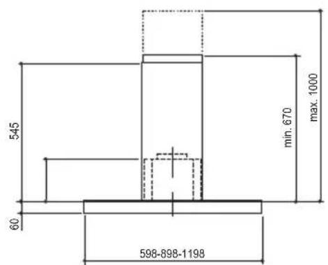 FALCON FHDSF1100SSC - Buitenafmetingen - 1