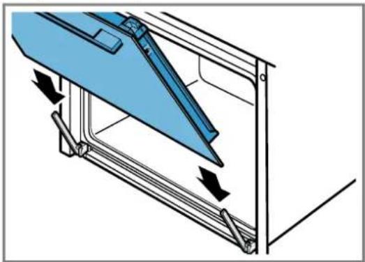 SIEMENS HB978GMB1F - Accrocher la porte de l'appareil - 1