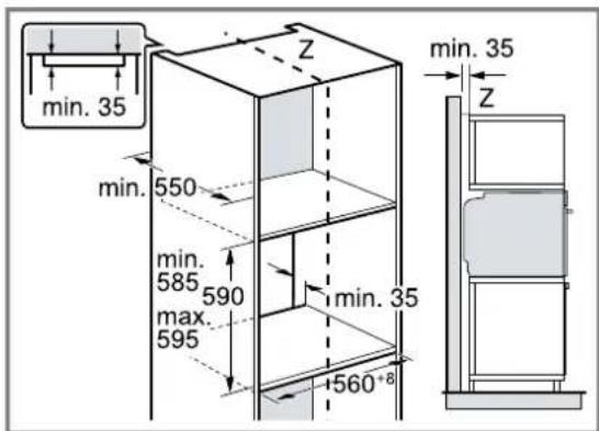 SIEMENS HB978GMB1F - Installation dans un meuble haut - 1