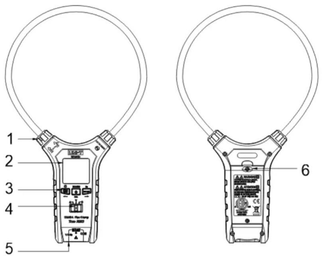 Uni-T UT281F - Structure Externe (Figure 1) - 1