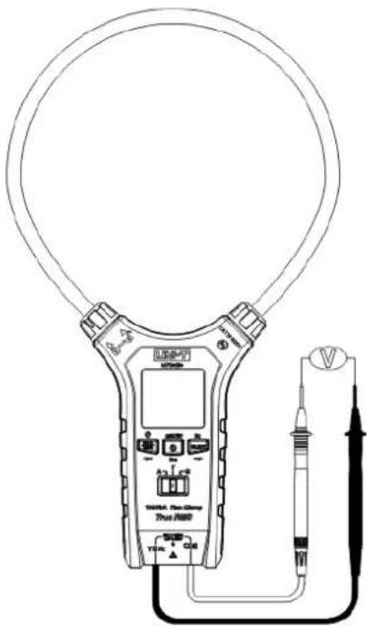 Uni-T UT281F - Mesure de la tension et de la fréquence AC/DC (Figure 3) - 1