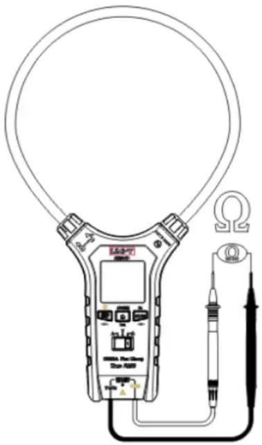 Uni-T UT281F - Mesure de continuité et de résistance (Figure 5) - 1