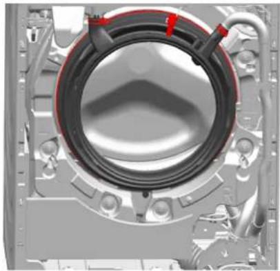SIEMENS WG56G2Z9CH - Demontarea garniturii uşii - 1