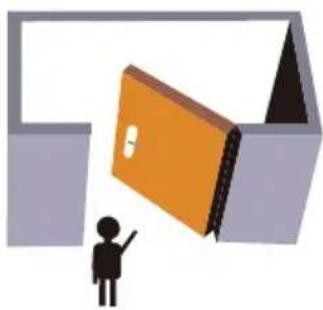 EZVIZ DL50FVX - Définissez la direction douverture de la porte - 2