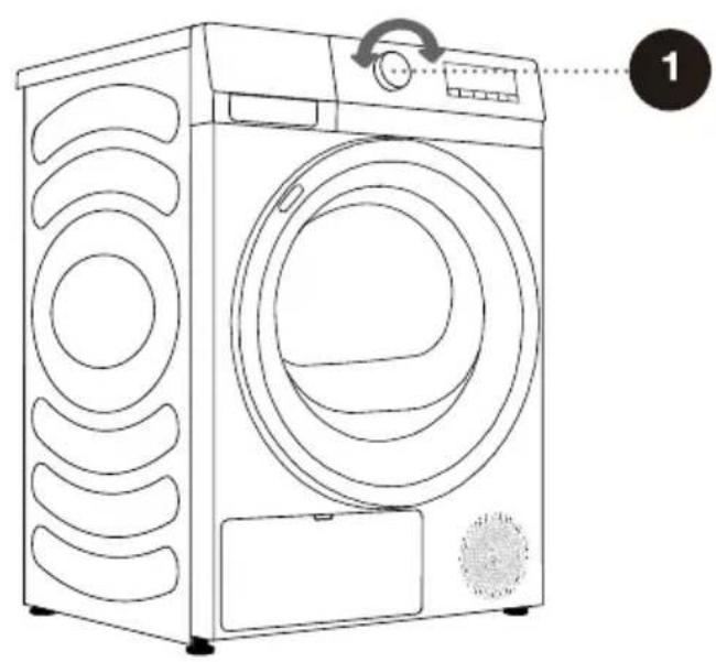 EDESA ESP-9150 WH - STEP 3: CHOOSING THE DRYING PROGRAMME - 2