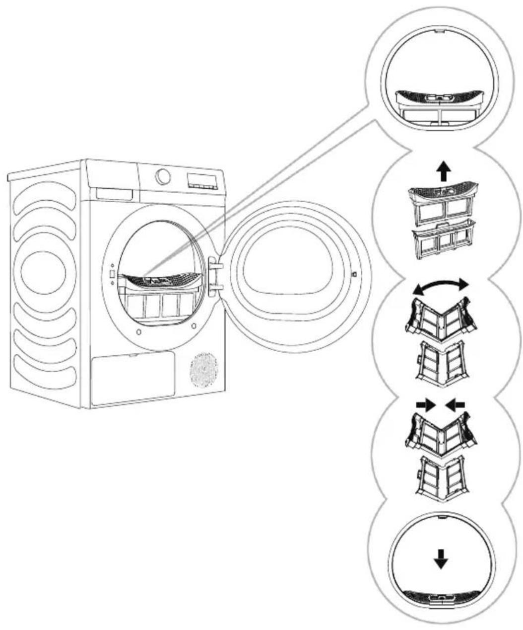 EDESA ESP-9150 WH - LIMPEZA DO FILTRO DE REDE NA PORTA - 2