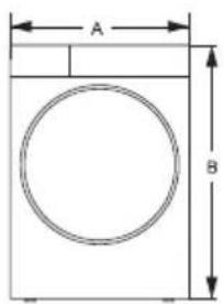EDESA ESP-9150 WH - Dimensions(mm) - 1