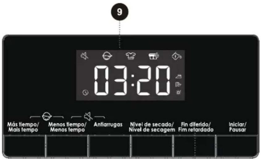 EDESA ESP-9150 WH - Nivel de secado/Nivel de secagem - 1