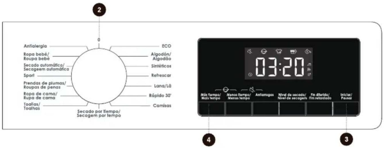 EDESA ESP-9150 WH - PASSO 4: SELECTIONAR DEFINIÇÉS E FUNÇÉS ADICIONAIS - 1