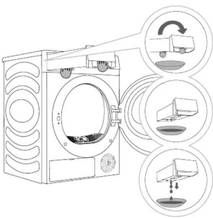 EDESA ESP-9150 WH - VIDANGE DU RÉSERVOIR DE CONDENSAT - 1