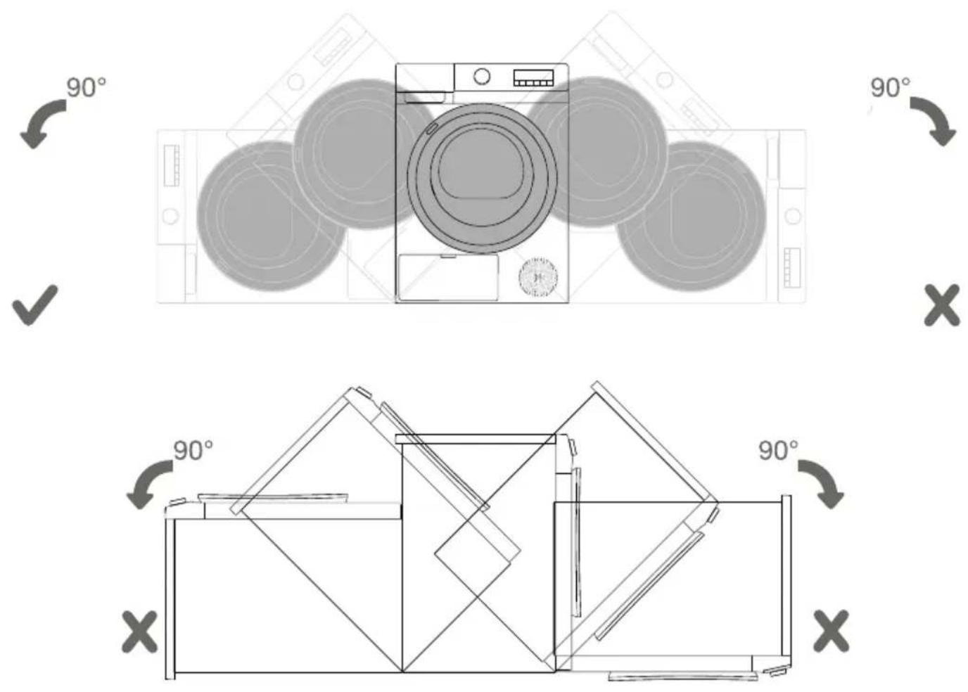 EDESA ESP-9150 WH - DRYER PLACEMENT - 3