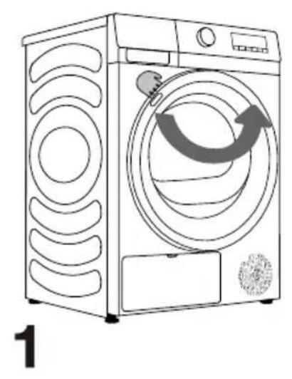 EDESA ESP-9150 WH - LOADING THE DRYER - 1