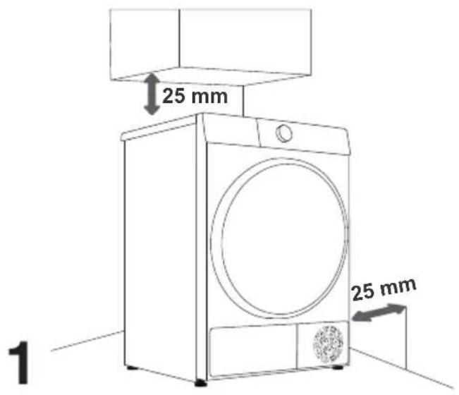 EDESA ESP-7150 WH - ESPAÇO LIVRE PARA INSTALAÇÃO - 1