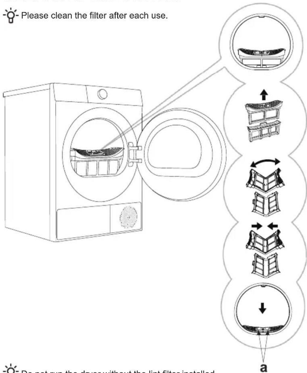 EDESA ESP-7150 WH - CLEANING THE FILTER - 2