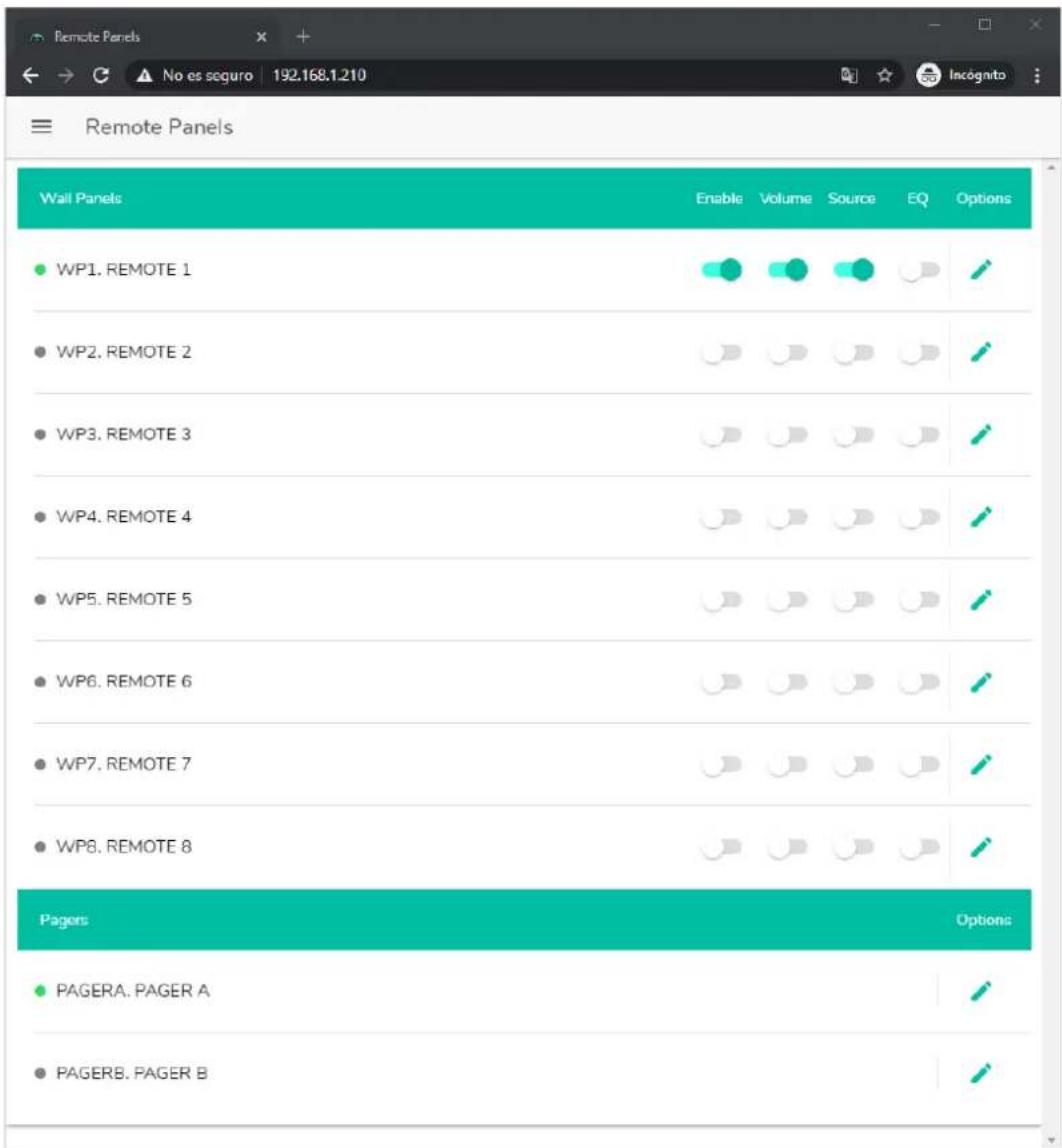 Ecler Pilot - REMOTE PANELS (panneaux de telecommande) - 2