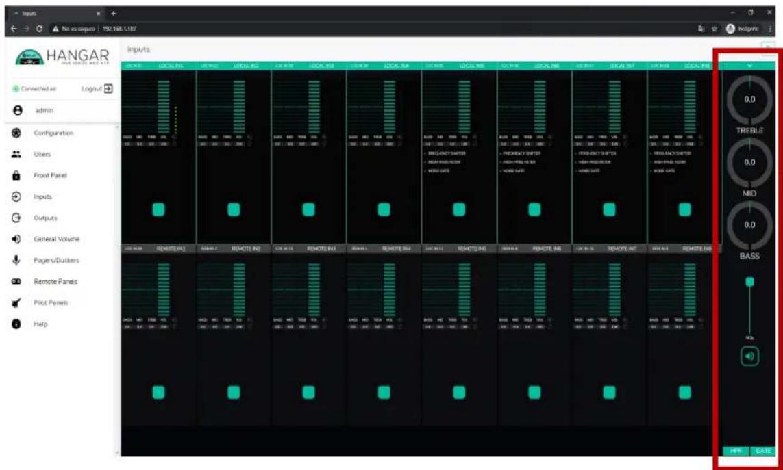Ecler Pilot - INPUTS (entrees) - 6