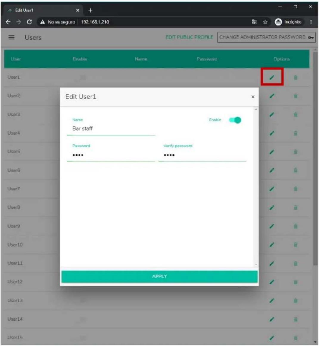 Ecler Pilot - USERS (utilisateurs) - 2
