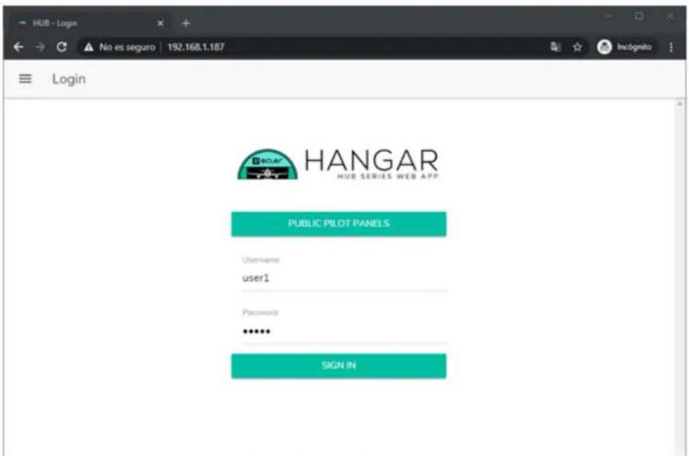 Ecler Pilot - Accès à l'application WEB COMME utilisateur identifié - 1