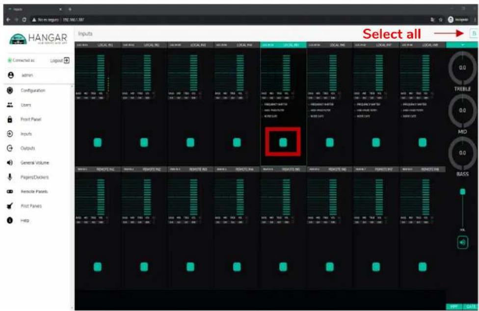 Ecler Pilot - INPUTS (entrees) - 1