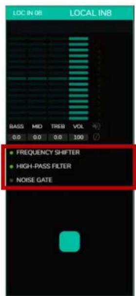 Ecler Pilot - INPUTS (entrees) - 5
