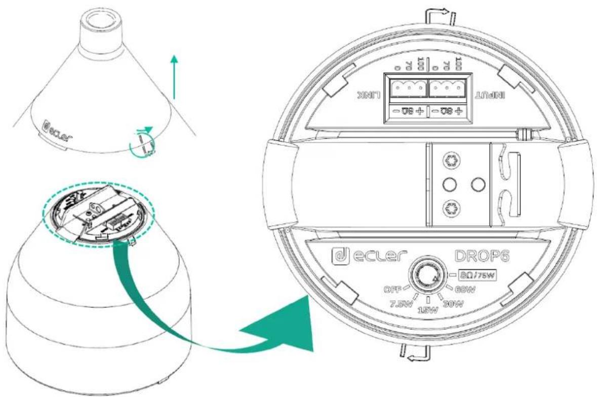 Ecler DROP6i - Connexions - 4