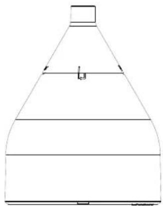 Ecler DROP6i - Schéma avec cotes - 2