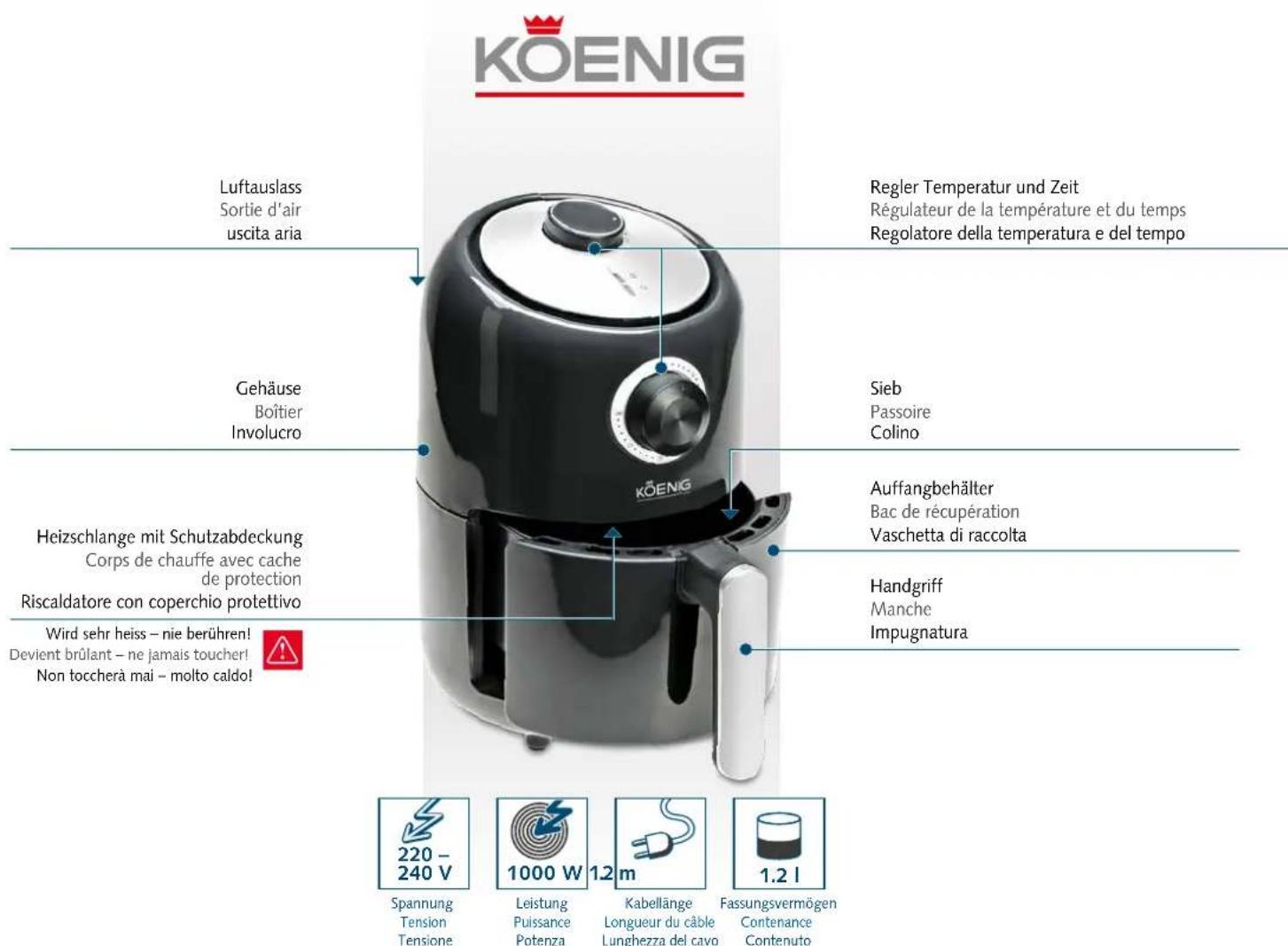 KOENIG Quick & Pure 1 - Avant la première utilisation - 3