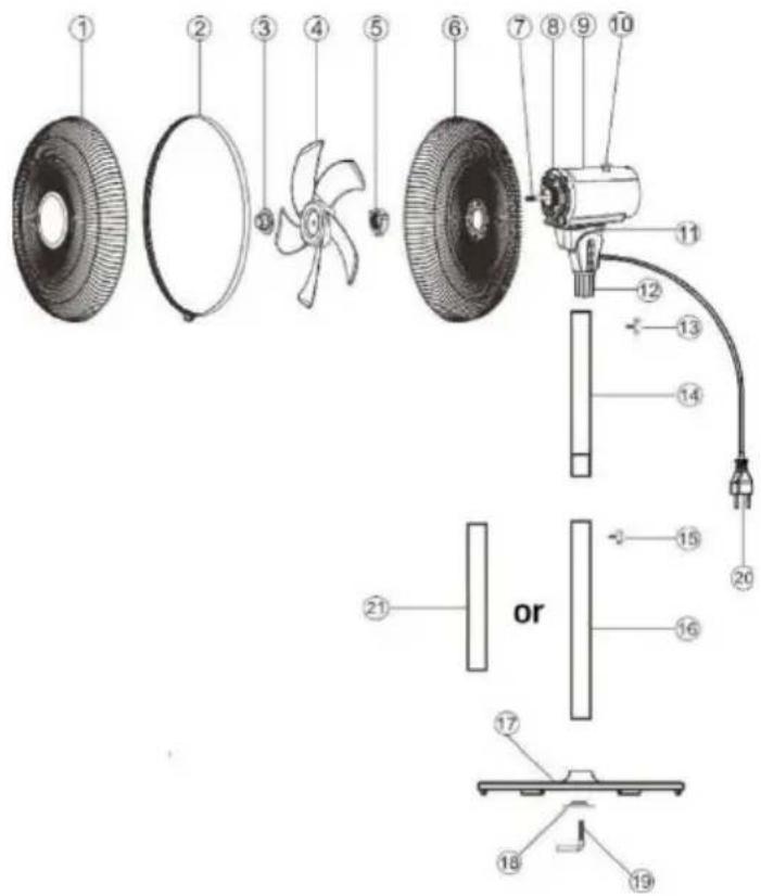 BLUEPALM BP40STTI26V1 - PŘEHLED VENTILÁTORU - 1