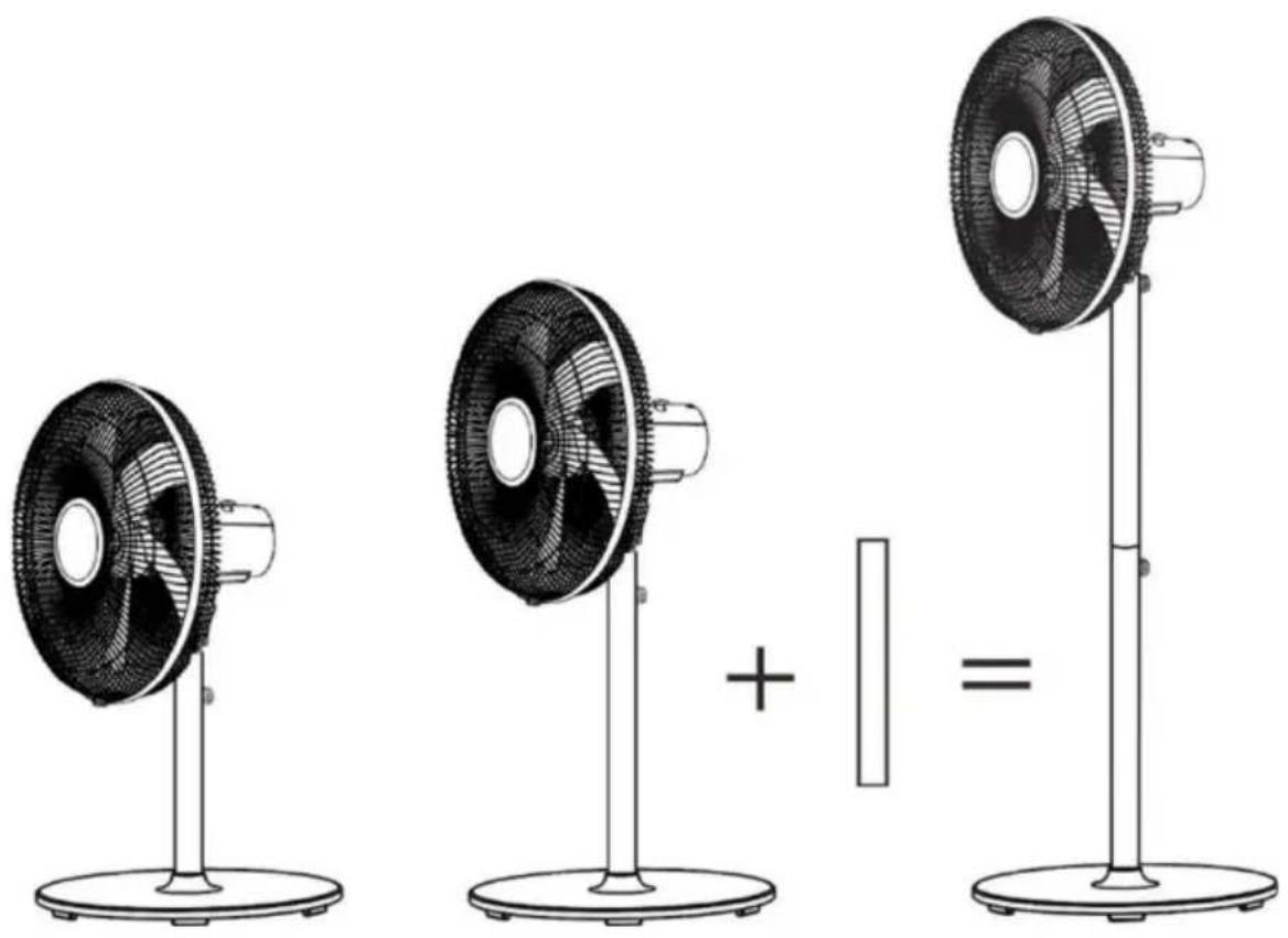 BLUEPALM BP40STTI26V1 - Ventilatore da terra e da tavolo BP40STTI26V1 & BPSTTI26V2 - 1