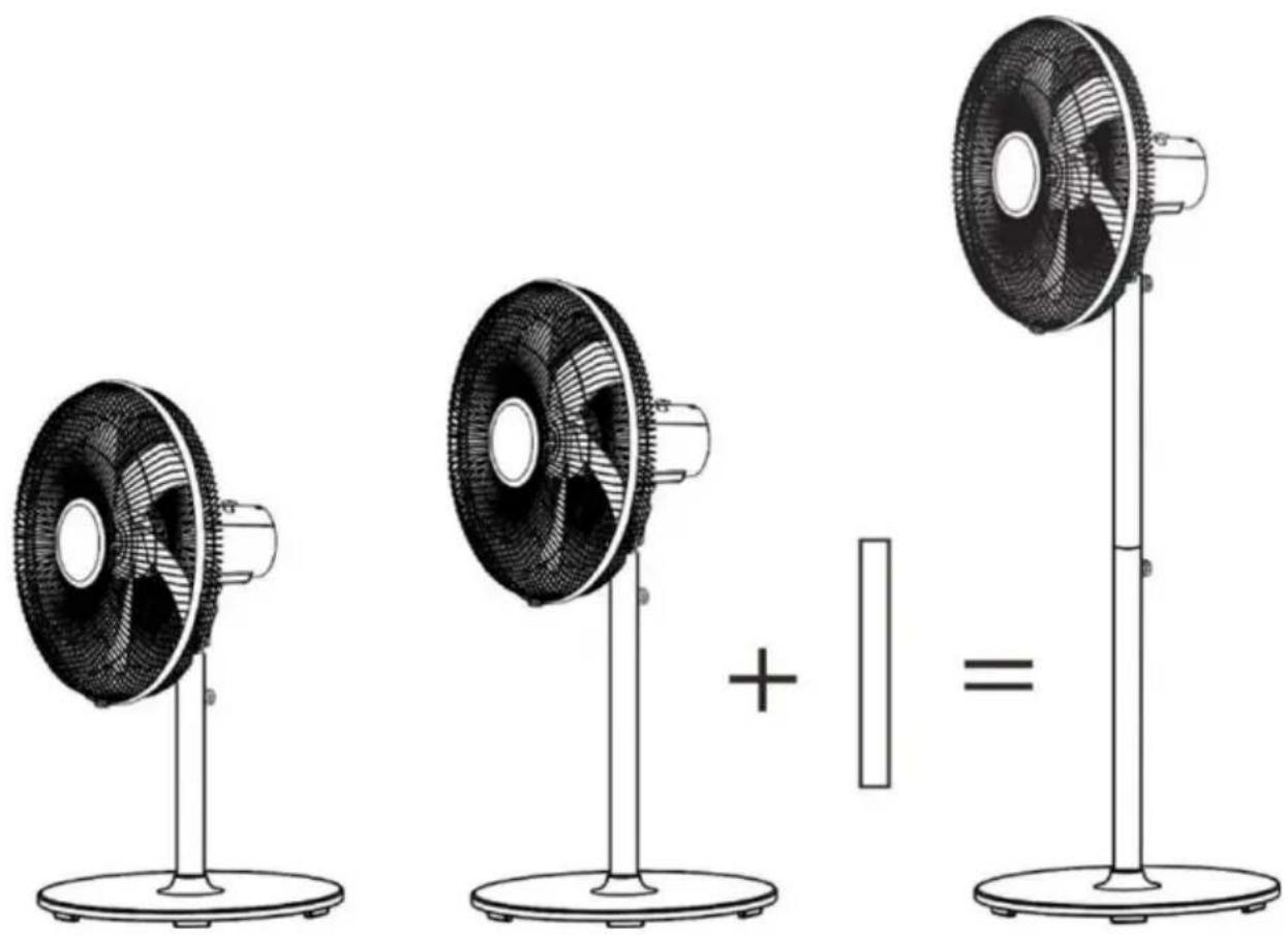 BLUEPALM BP40STTI26V1 - Stand and table fan BP40STTI26V1 & BPSTTI26V2 - 1