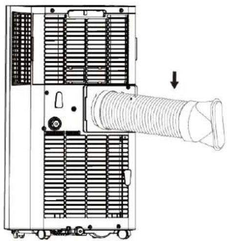 BLUEPALM BPPAC14000FW - Installation des Abluftschlauchs - 1