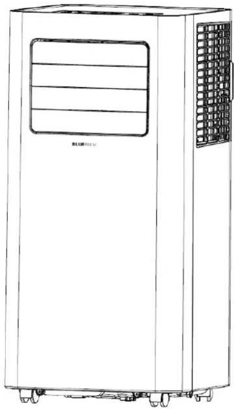 BLUEPALM BPPAC14000FW - Aparat de aer condiționat mobil BPPAC14000FW - 1
