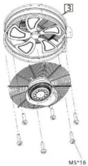 Be Cool BCIMISTFAN - Mount the front protective grille - 1